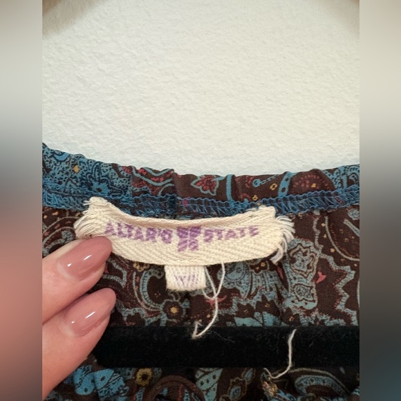 Vintage paisley altard state shift dress, size medium - Picture 3 of 3